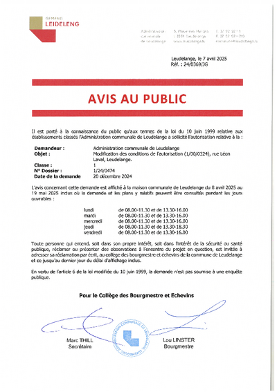 Administration de Leudelange