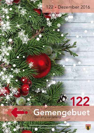 Gemengebuet #122 – Décembre 2016