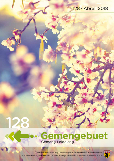 Gemengebuet #128 – Avril 2018