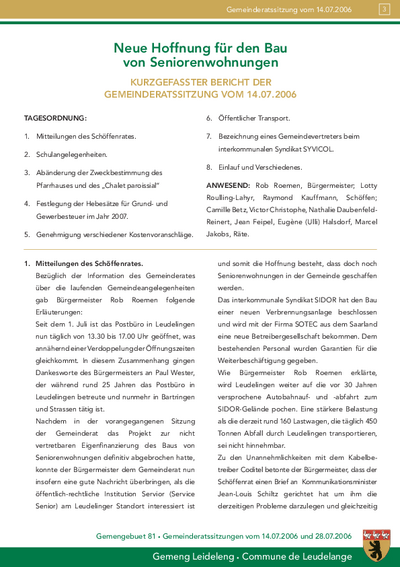 Gemengebuet #81 (2006)