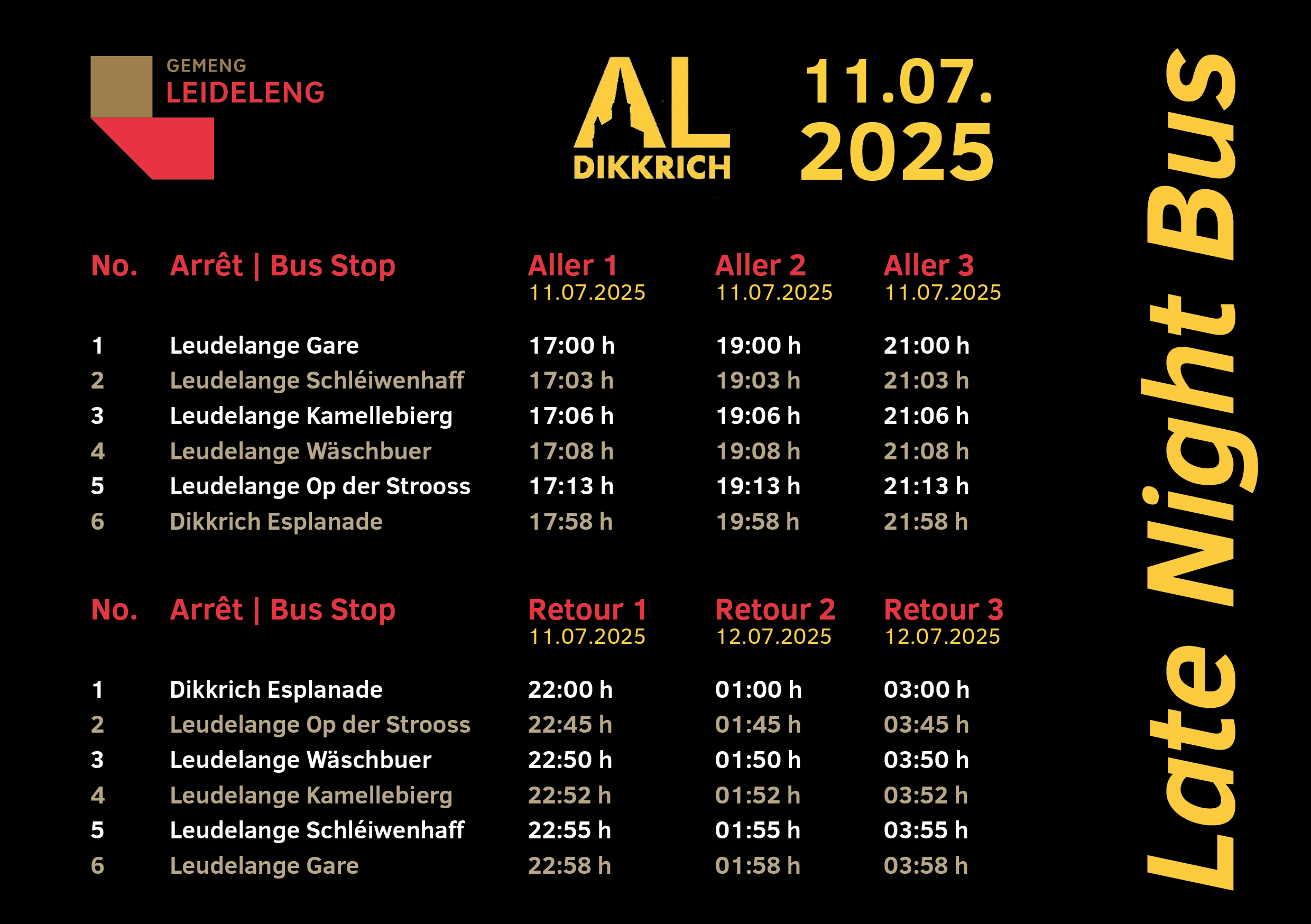 Late Night Bus Al Dikkrich