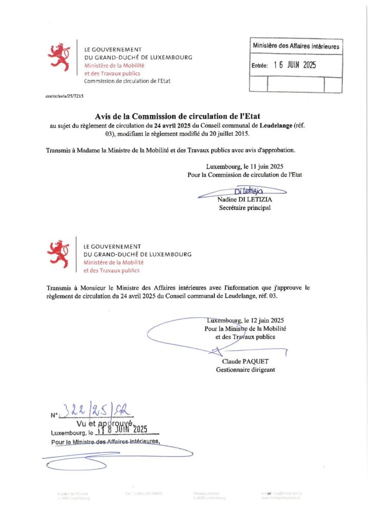 Modification définitive stationnement max 2h Rue de la Montée