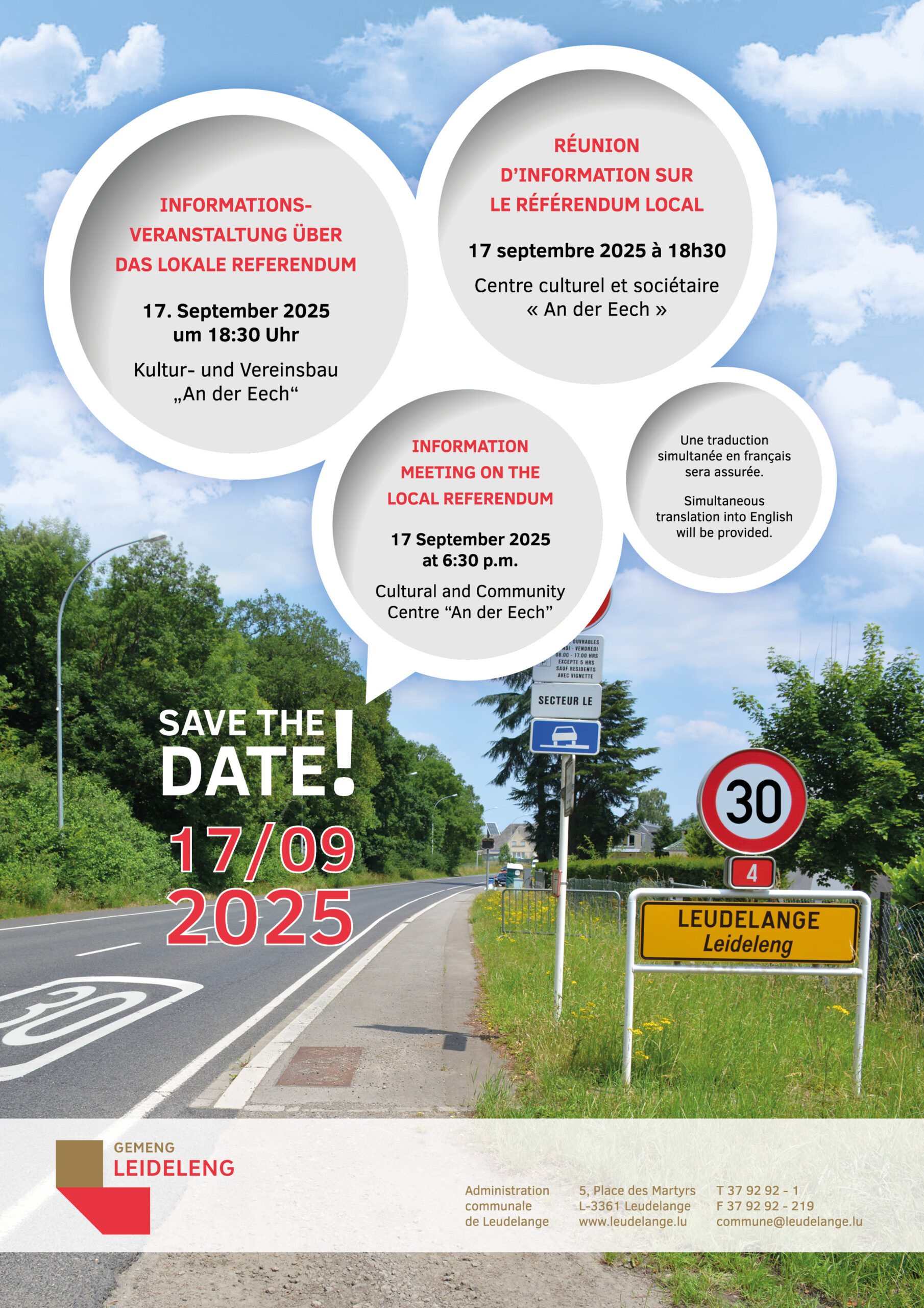 Réunion d’information sur le référendum local